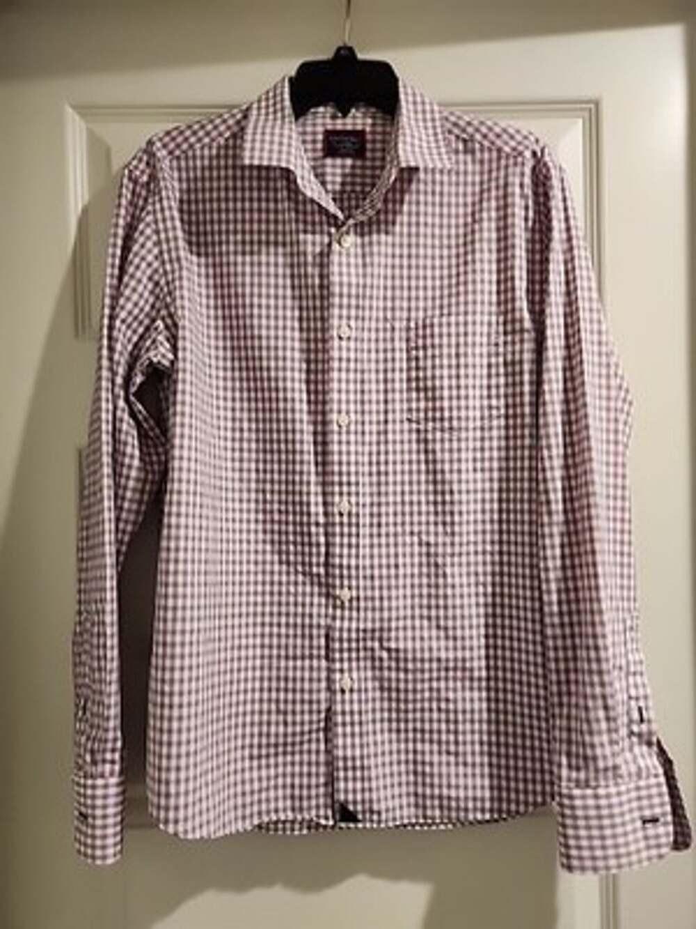 Untuckit Mens Long Sleeve Dress Shirt Large